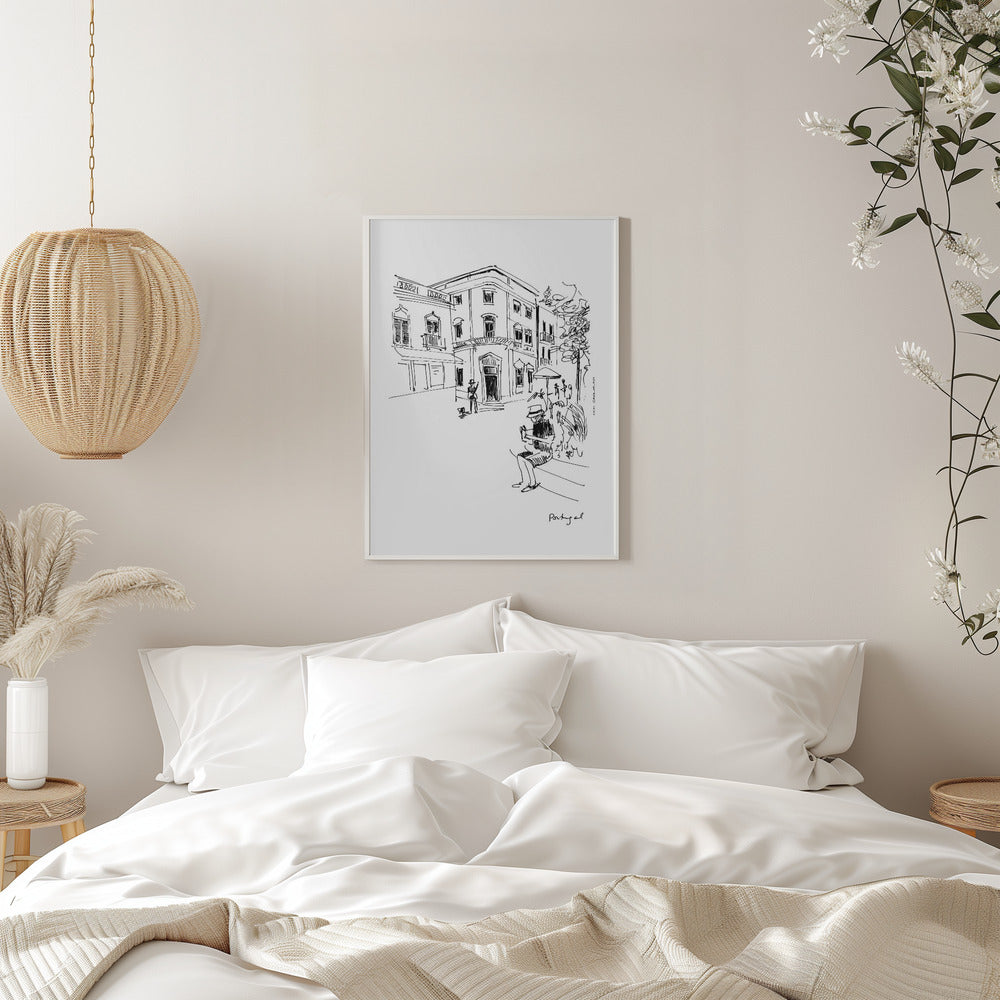 A Lazy Afternoon in Portugal: Fine Art Poster