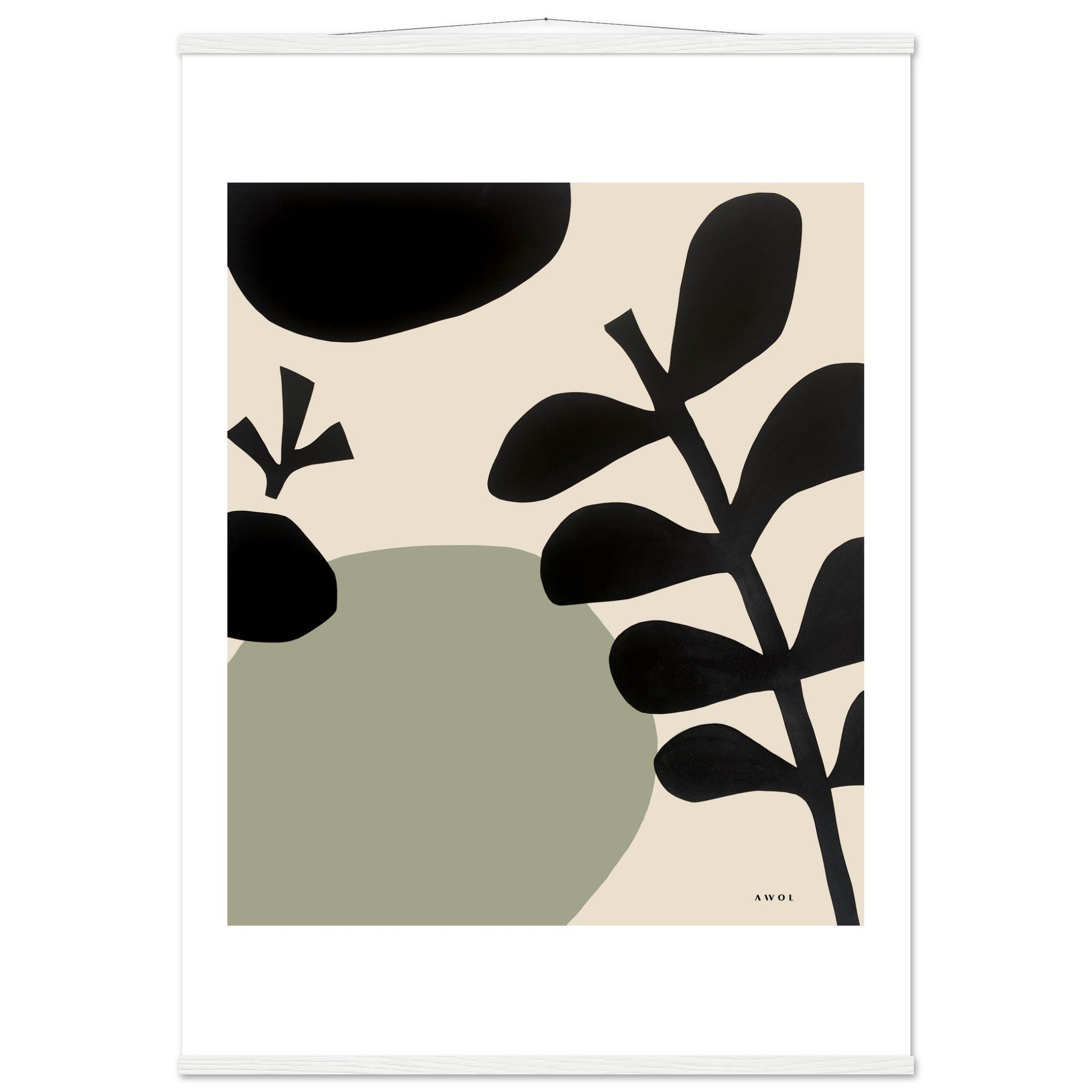 Abstract Garden Art: Poster With Hanger