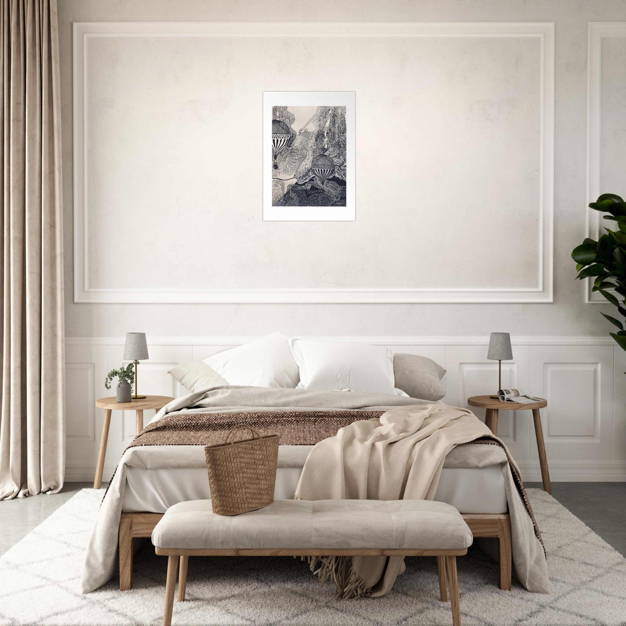 The Dreamer: Hot Air Balloon Adventures In The Sky: Poster Print