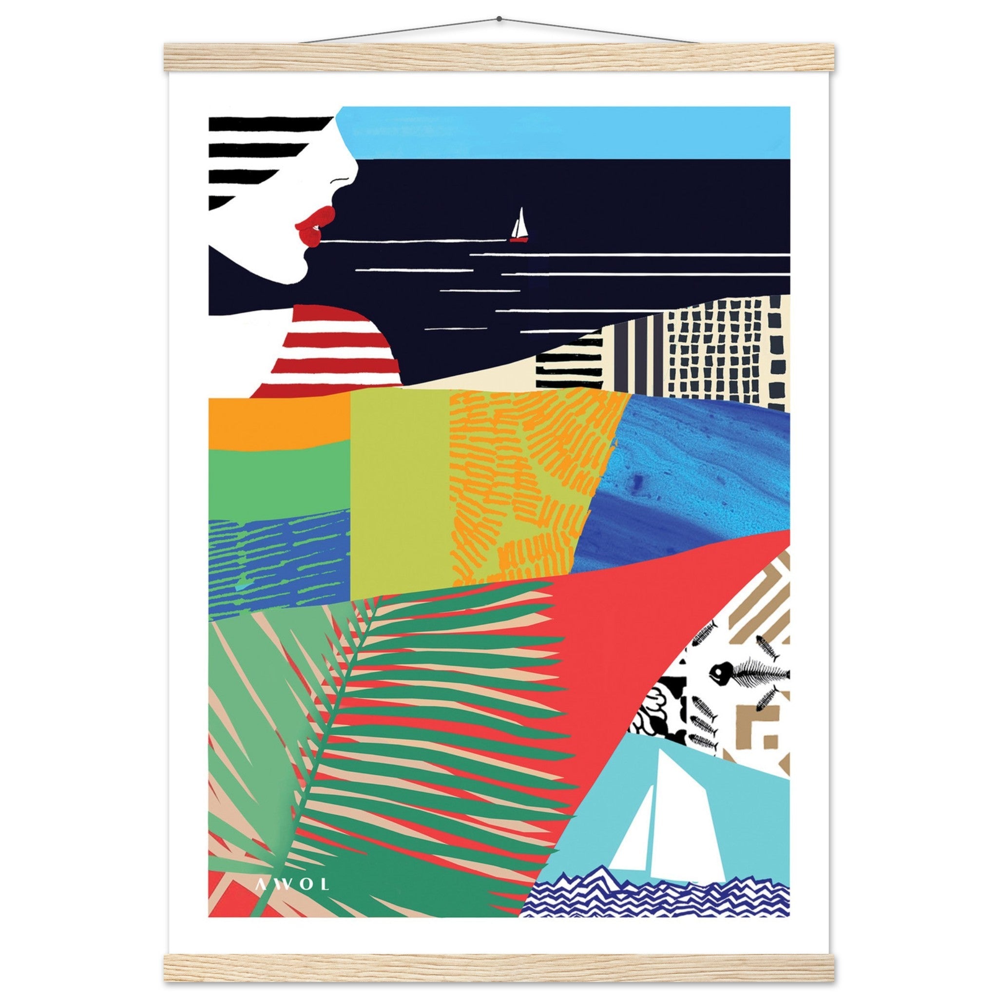 Beach Vibes: Classic Matte Paper Poster with Hanger