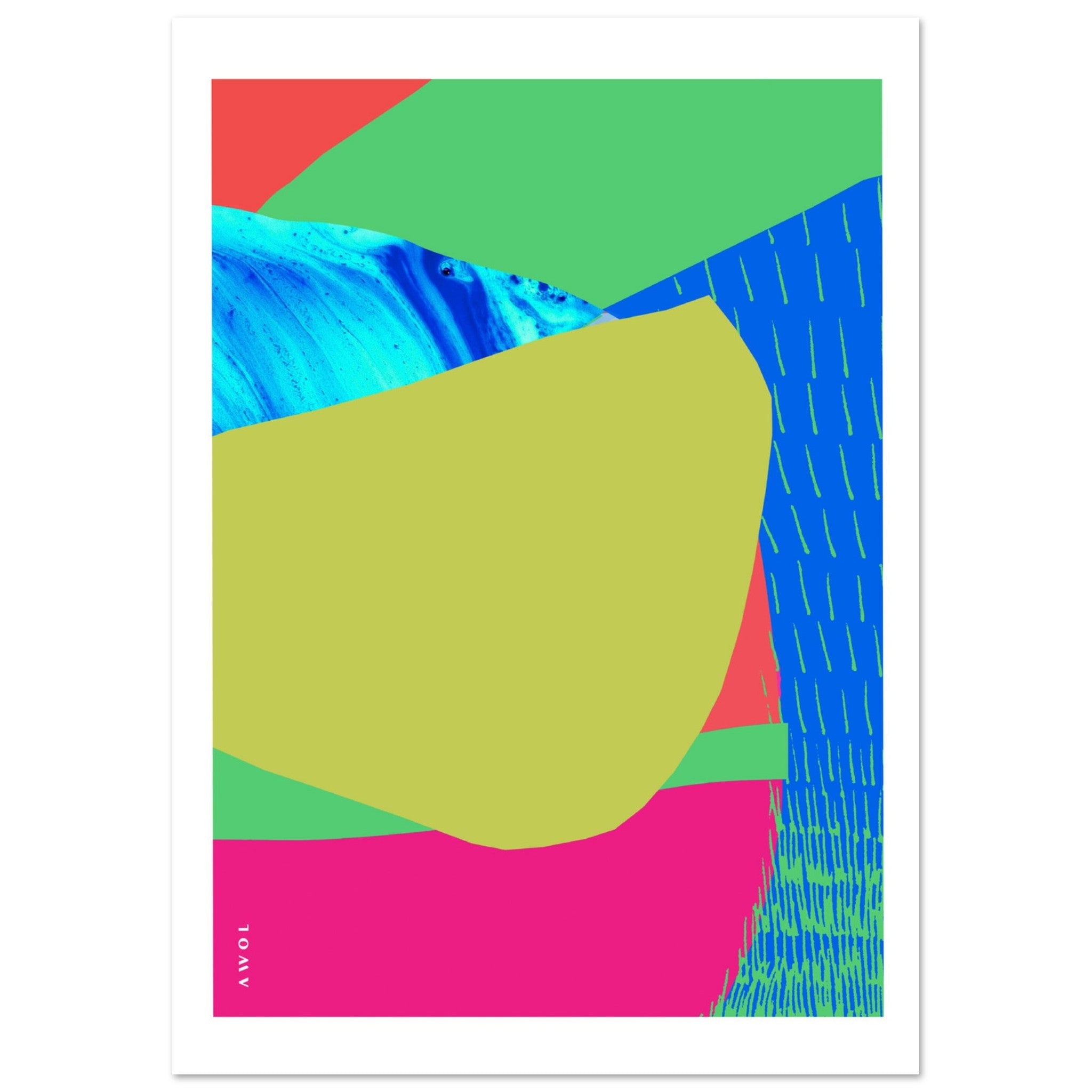 Colourful Bali, Thailand And Vietnam Abstract Landscapes: Classic Matte Paper Poster